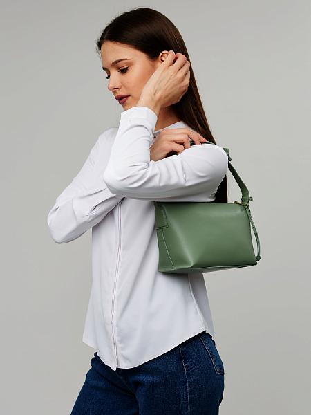 JS-9941-65 зеленая сумка женская (кожа) Jane's Story Jane's Story, Артикул: JS-9941-65 фото №1