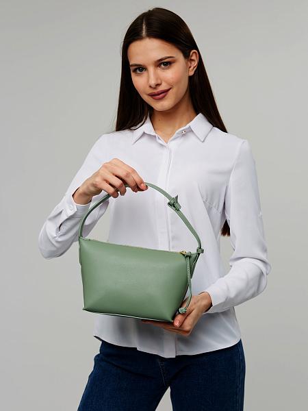 JS-9941-65 зеленая сумка женская (кожа) Jane's Story Jane's Story, Артикул: JS-9941-65 фото №1