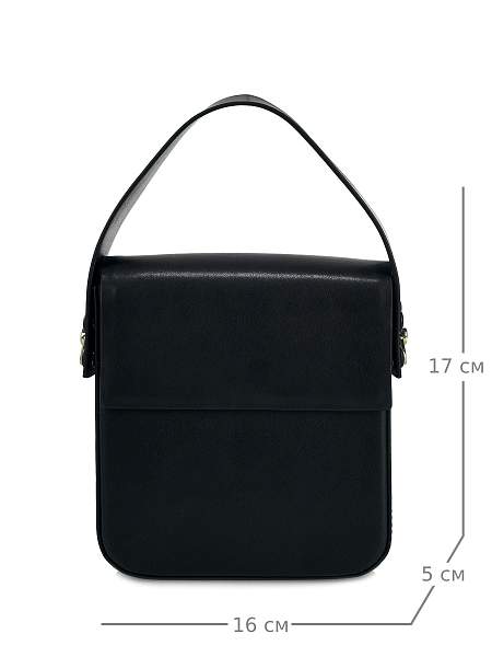 JS-0459-04 черная сумка женская (кожа) Jane's Story Jane's Story, Артикул: JS-0459-04 фото №1