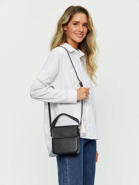 JS-0459-04 черная сумка женская (кожа) Jane's Story Jane's Story, Артикул: JS-0459-04 фото №1