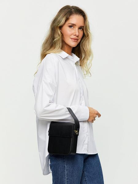 JS-0459-04 черная сумка женская (кожа) Jane's Story Jane's Story, Артикул: JS-0459-04 фото №1