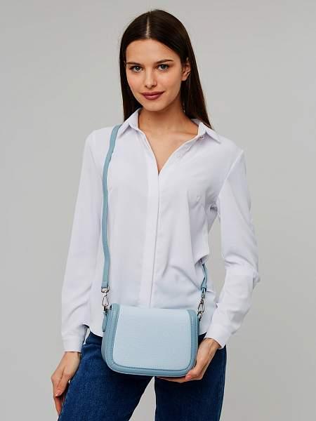 JS-82073-69 голубая сумка женская (кожа) Jane's Story Jane's Story, Артикул: JS-82073-69 фото №1