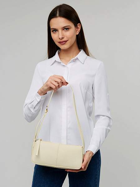 JS-82098-62 белая сумка женская (кожа) Jane's Story Jane's Story, Артикул: JS-82098-62 фото №1