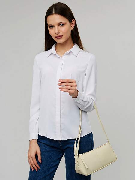 JS-82098-62 белая сумка женская (кожа) Jane's Story Jane's Story, Артикул: JS-82098-62 фото №1