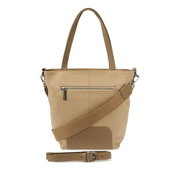 JS-82080-61 бежевая сумка женская (кожа) Jane's Story Jane's Story, Артикул: JS-82080-61 фото №1