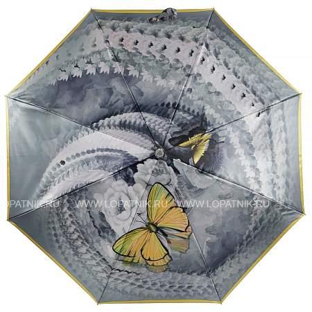 ufls0040-7 зонт женский облегченный, автомат, 3 сложения, сатин Fabretti