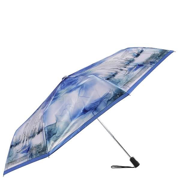 UFLS0042-8 Зонт женский облегченный,  автомат, 3 сложения, сатин Fabretti, Артикул: UFLS0042-8 фото №1