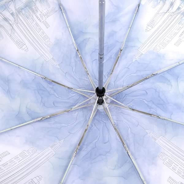 UFLS0042-8 Зонт женский облегченный,  автомат, 3 сложения, сатин Fabretti, Артикул: UFLS0042-8 фото №1