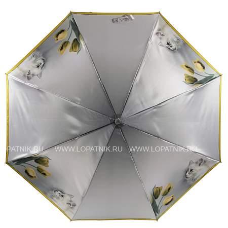 ufls0008-7 зонт женский облегченный, автомат, 3 сложения, сатин Fabretti