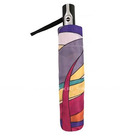 uflr0010-7 зонт женский, облегченный автомат,3 сложения, эпонж Fabretti