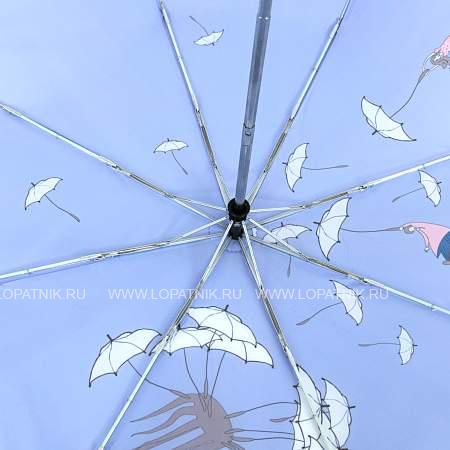 uflr0011-9 зонт женский, облегченный автомат,3 сложения, эпонж Fabretti