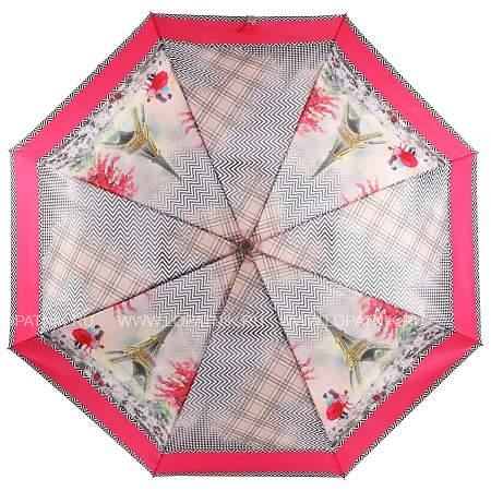 uflr0013-5 зонт женский, облегченный автомат,3 сложения, эпонж Fabretti