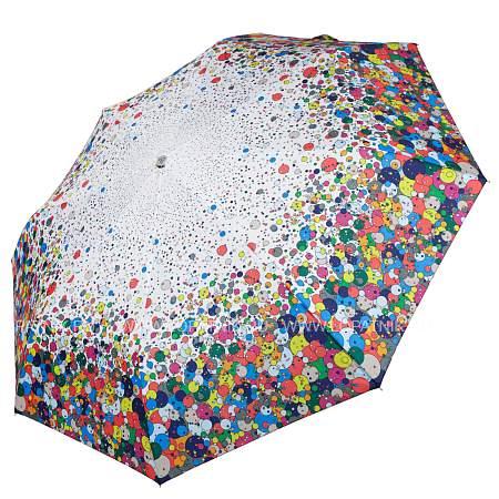 uflr0017-7 зонт женский, облегченный автомат,3 сложения, эпонж Fabretti