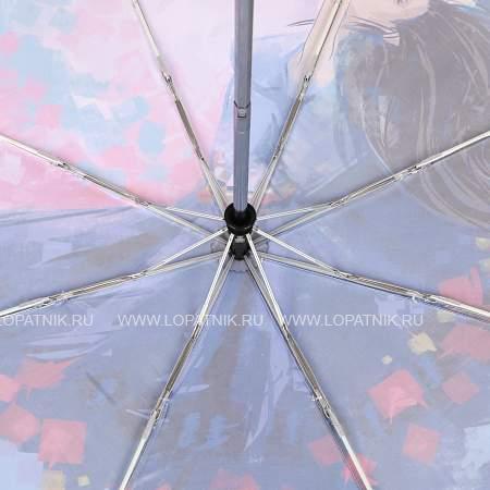 ufls0033-8 зонт женский облегченный, автомат, 3 сложения, сатин Fabretti