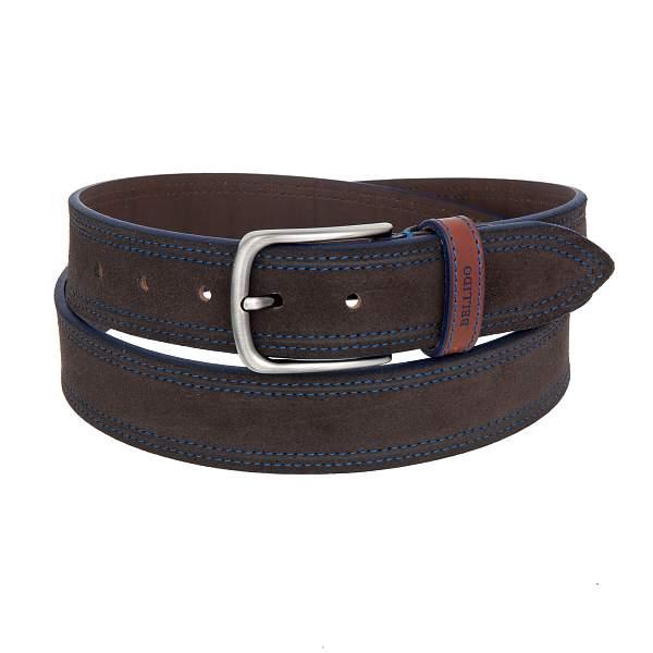 Ремень тёмно-коричневый Miguel Bellido 595/38 3686 dark brown 04 Miguel Bellido, Артикул: 595/38 3686 dark brown 04 фото №1