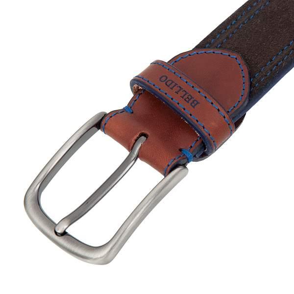 Ремень тёмно-коричневый Miguel Bellido 595/38 3686 dark brown 04 Miguel Bellido, Артикул: 595/38 3686 dark brown 04 фото №1