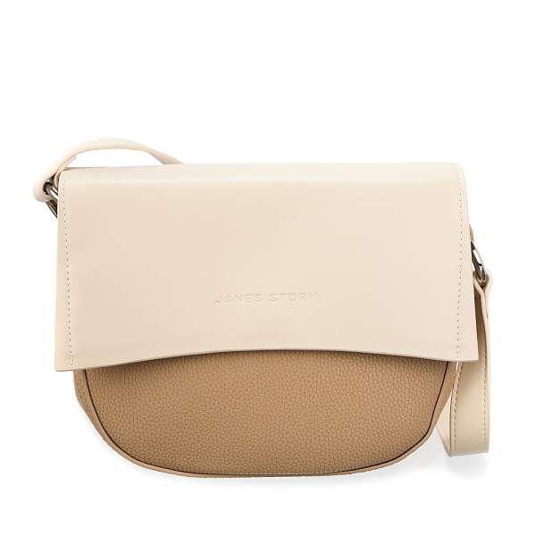 JS-9092-61 бежевая сумка женская (кожа) Jane's Story Jane's Story, Артикул: JS-9092-61 фото №1