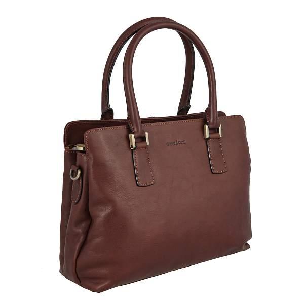 Сумка коричневый Gianni Conti 913661 dark brown Gianni Conti, Артикул: 913661 dark brown фото №1
