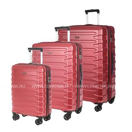 комплект чемоданов красный verage gm17106w 19/25/29 cardina Verage