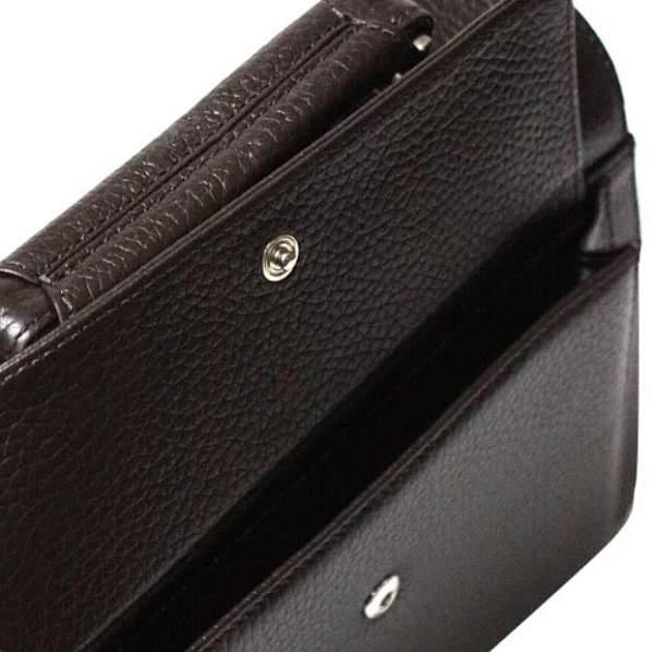 Барсетка из натуральной кожи Petek Petek, Артикул: 750.46B.02 фото №1