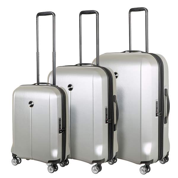 Комплект Чемоданов серебряный Verage GM20075W 20/24/28 brushed Verage, Артикул: GM20075W 20/24/28 brushed фото №1