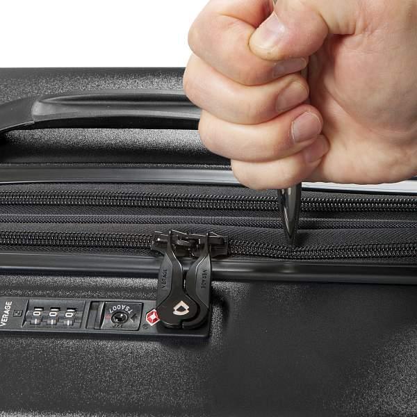 Комплект Чемоданов черный Verage GM20075W 20/24/28 black Verage, Артикул: GM20075W 20/24/28 black фото №1