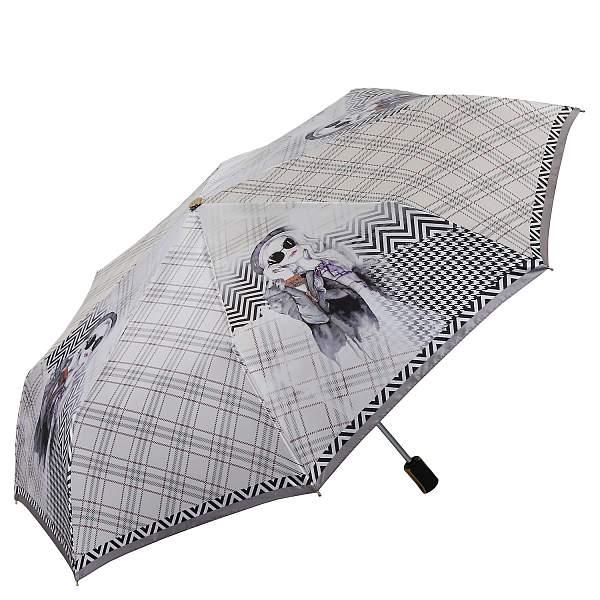 L-20252-13 Зонт жен. Fabretti, облегченный автомат, 3 сложения, сатин Fabretti, Артикул: L-20252-13 фото №1