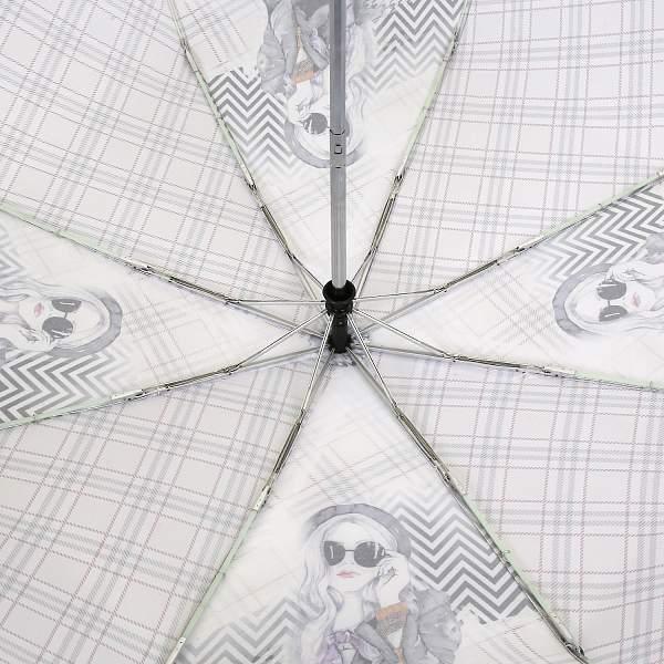 L-20252-13 Зонт жен. Fabretti, облегченный автомат, 3 сложения, сатин Fabretti, Артикул: L-20252-13 фото №1