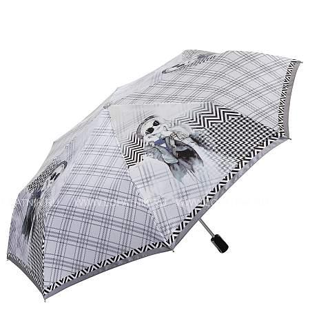 l-20252-9 зонт жен. fabretti, облегченный автомат, 3 сложения, сатин Fabretti