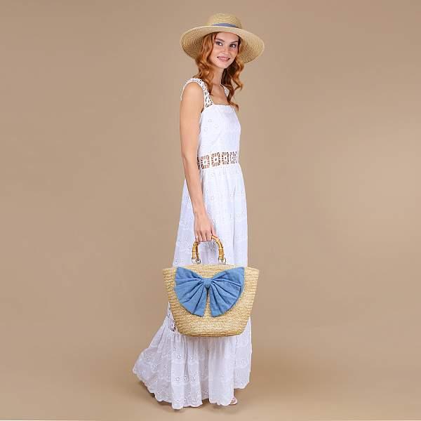 HPB27-1.14 FABRETTI Сумка жен. натуральная соломка Fabretti, Артикул: HPB27-1.14 фото №1