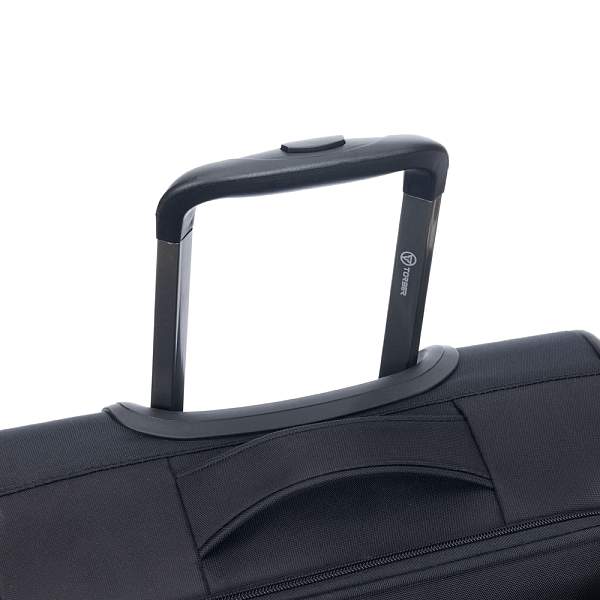 Чемодан TORBER Seyd, чёрный, нейлон 600D, 36,5 х 14 х 54 см, 32 л T2021S-Black Torber, Артикул: T2021S-Black фото №1