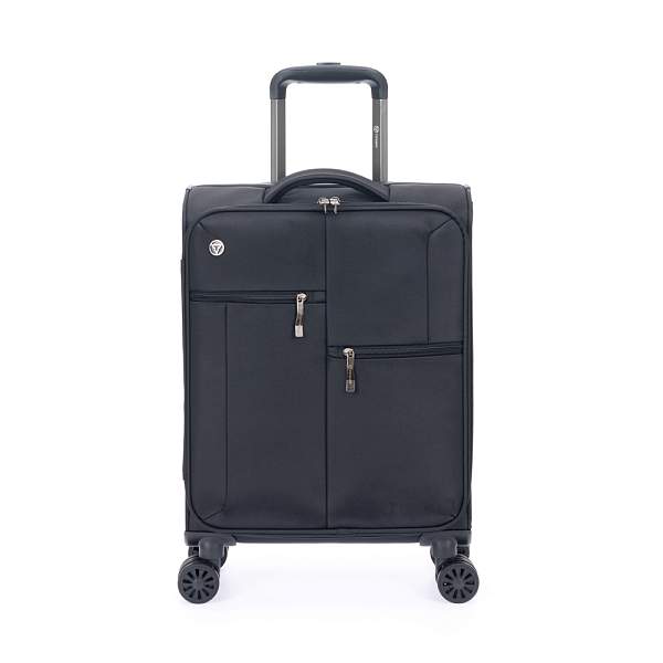 Чемодан TORBER Seyd, чёрный, нейлон 600D, 36,5 х 14 х 54 см, 32 л T2021S-Black Torber, Артикул: T2021S-Black фото №1
