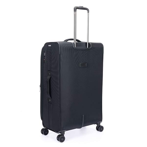 Чемодан TORBER Seyd, чёрный, нейлон 600D, 48 х 22 х 78 см, 85 л T2021L-Black Torber, Артикул: T2021L-Black фото №1