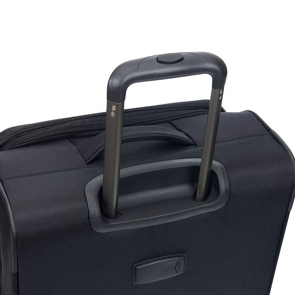 Чемодан TORBER Seyd, чёрный, нейлон 600D, 48 х 22 х 78 см, 85 л T2021L-Black Torber, Артикул: T2021L-Black фото №1