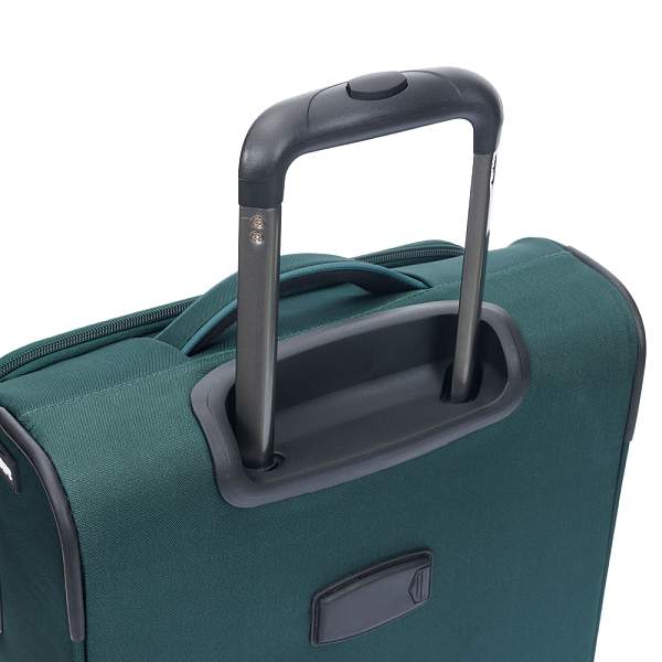 Чемодан TORBER Seyd, тёмно-зелёный, нейлон 600D, 36,5 х 14 х 54 см, 32 л T2021S-Green Torber, Артикул: T2021S-Green фото №1