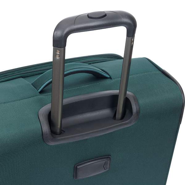 Чемодан TORBER Seyd, тёмно-зелёный, нейлон 600D, 43,5 х 19 х 68 см, 56 л T2021M-Green Torber, Артикул: T2021M-Green фото №1