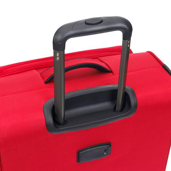 Чемодан TORBER Brosno, красный, нейлон 600D, 43,5 х 19 х 68 см, 56 л T1901M-Red Torber, Артикул: T1901M-Red фото №1