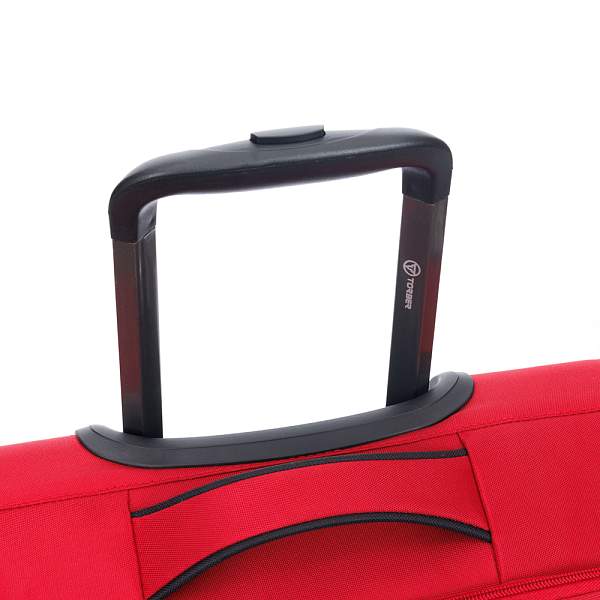 Чемодан TORBER Brosno, красный, нейлон 600D, 48 х 22 х 78 см, 85 л T1901L-Red Torber, Артикул: T1901L-Red фото №1