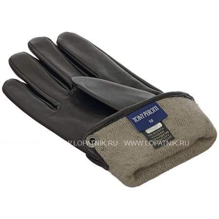 перчатки мужские h6019/1-10 tony perotti чёрный Tony Perotti
