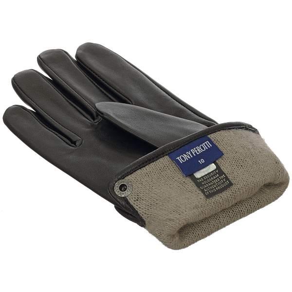 Перчатки мужские h6019/1-10 tony perotti чёрный Tony Perotti, Артикул: H6019/1-10 фото №1