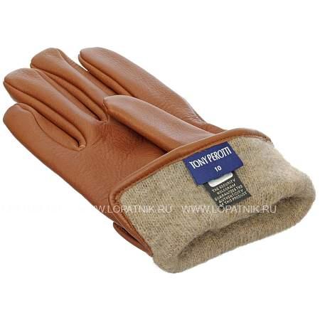 перчатки мужские h6079/2-10 tony perotti коричневый Tony Perotti