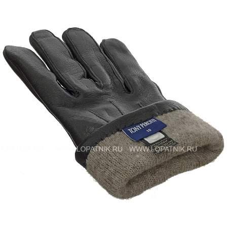 перчатки мужские h6085/1-10 tony perotti чёрный Tony Perotti