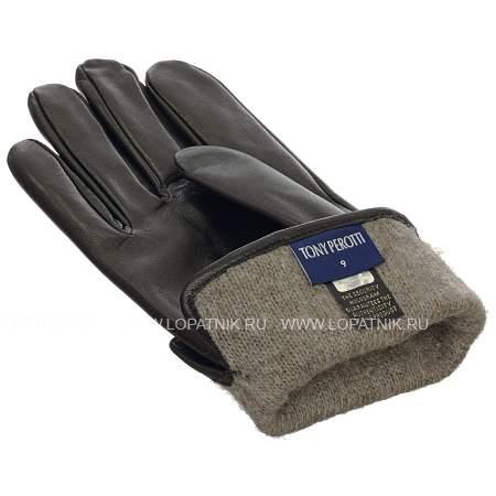 перчатки мужские h6102/1-10 tony perotti чёрный Tony Perotti