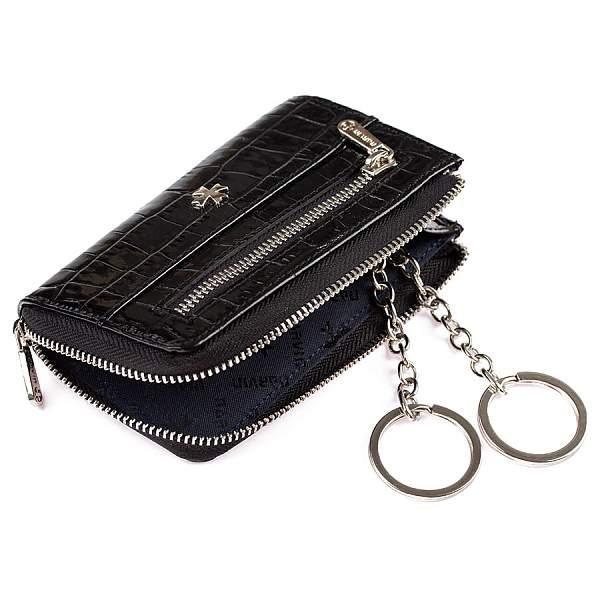Ключница из натуральной кожи Vasheron, Артикул: 9278-N.Croco Black фото №1