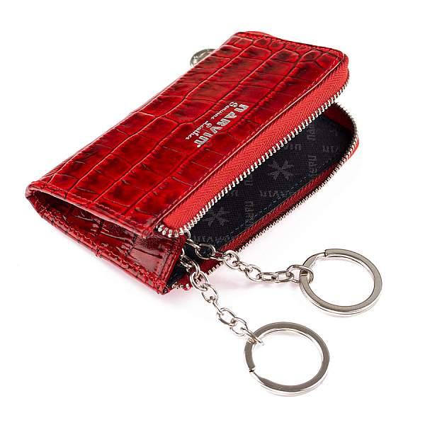 Ключница из натуральной кожи Vasheron, Артикул: 9278-N.Croco Red фото №1