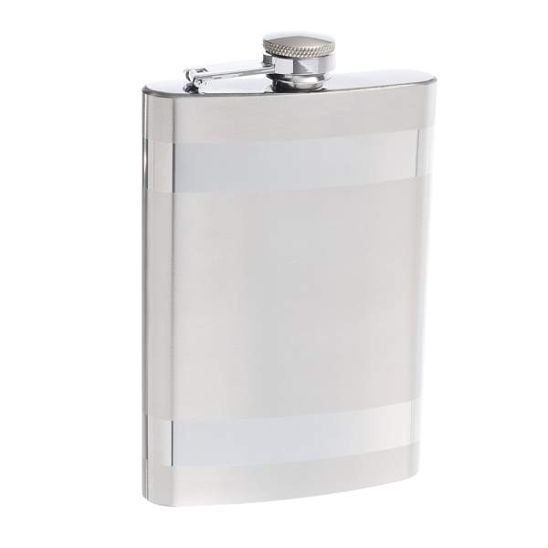 Фляга S.Quire 0,24 л, сталь, серебристая SP014-8 S.QUIRE, Артикул: SP014-8 фото №1