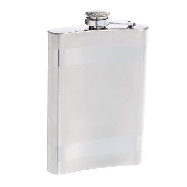 Фляга S.Quire 0,24 л, сталь, серебристая SP014-8 S.QUIRE, Артикул: SP014-8 фото №1