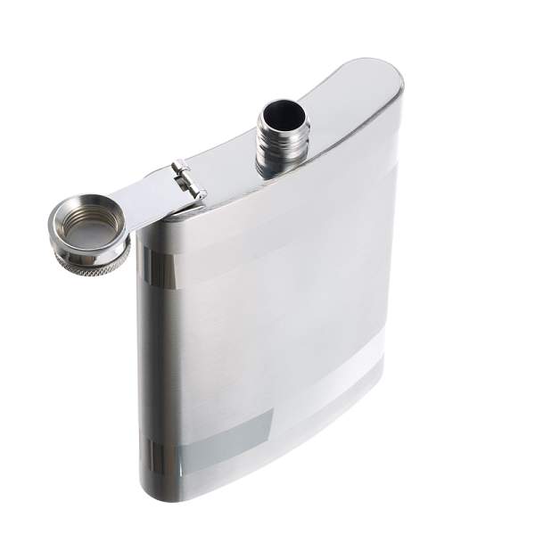 Фляга S.Quire 0,24 л, сталь, серебристая SP014-8 S.QUIRE, Артикул: SP014-8 фото №1