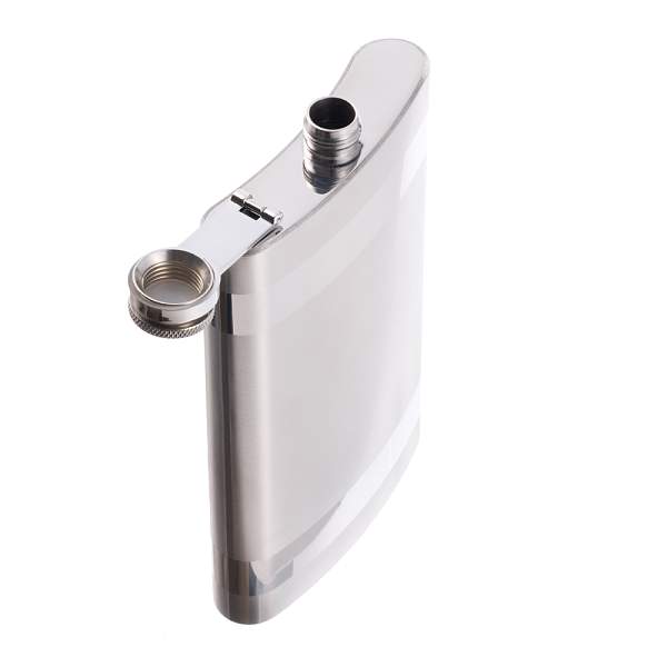 Фляга S.Quire 0,27 л, сталь, серебристая SP014-9 S.QUIRE, Артикул: SP014-9 фото №1