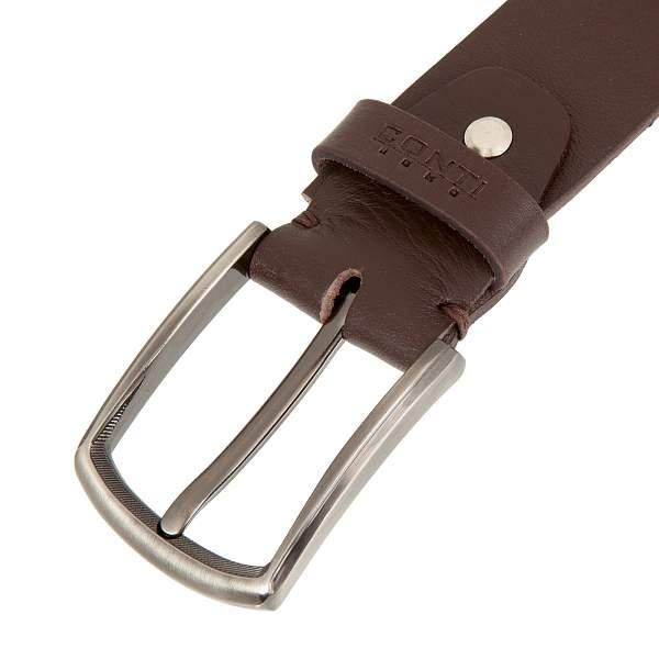 Ремень коричневый Conti Uomo 40116 Brown Conti Uomo, Артикул: 40116 Brown фото №1